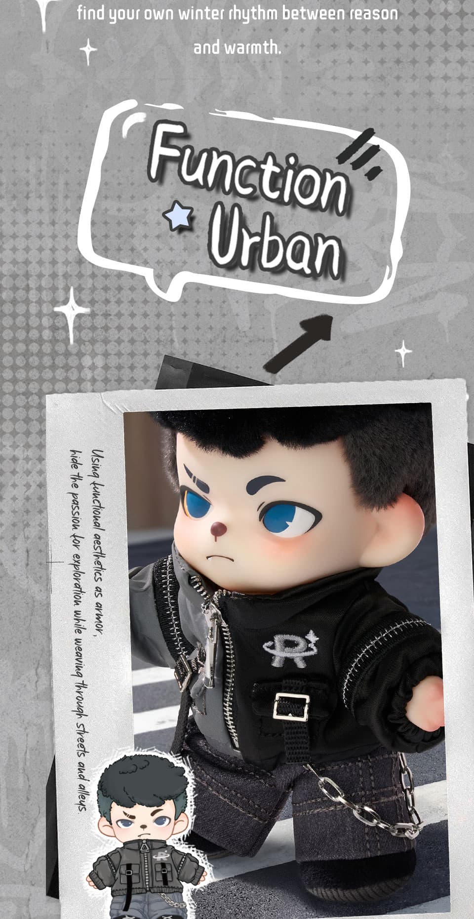 Rayan Urban Walk series Plush Pendant「Classic Edition」 产品详情图 3 - TNT SPACE