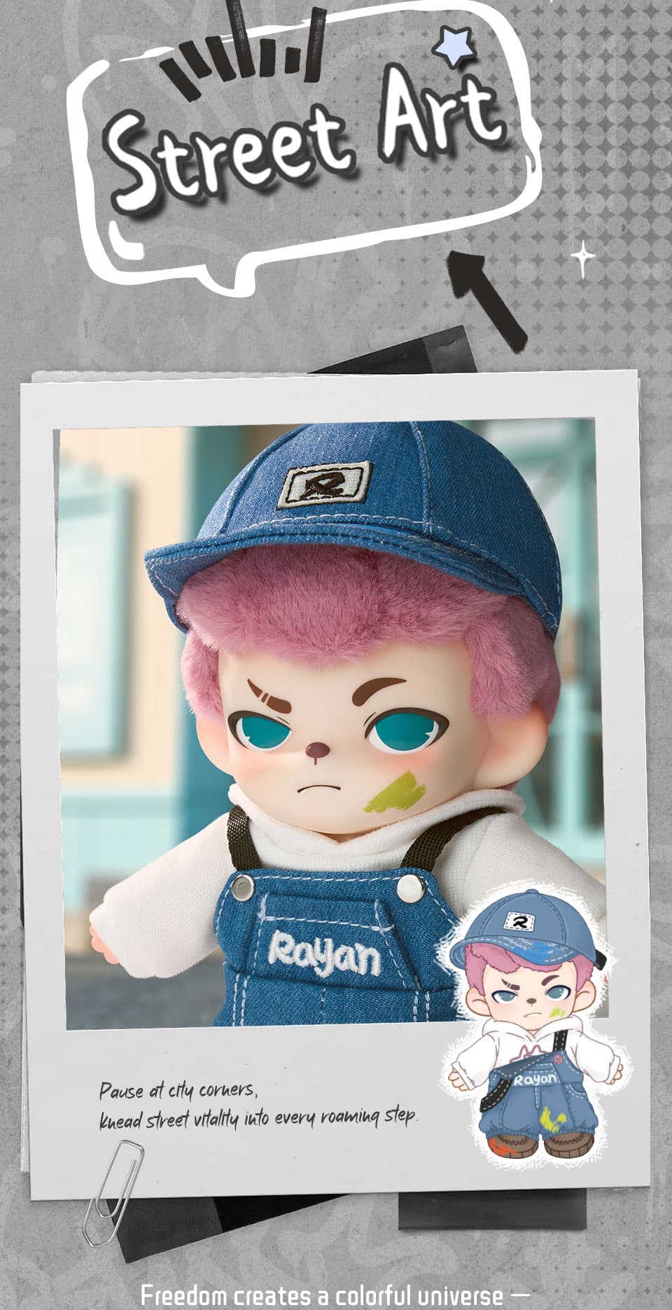 Rayan Urban Walk series Plush Pendant「Classic Edition」 产品详情图 8 - TNT SPACE