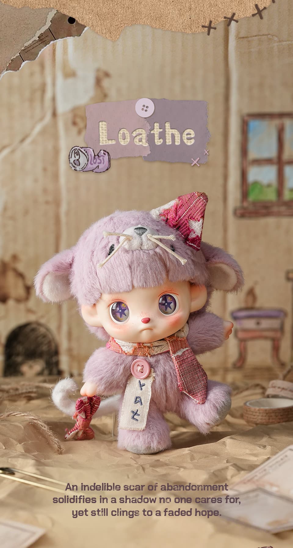 ANMOO The Lost Doll series Plush pendant 产品详情图 2 - TNT SPACE