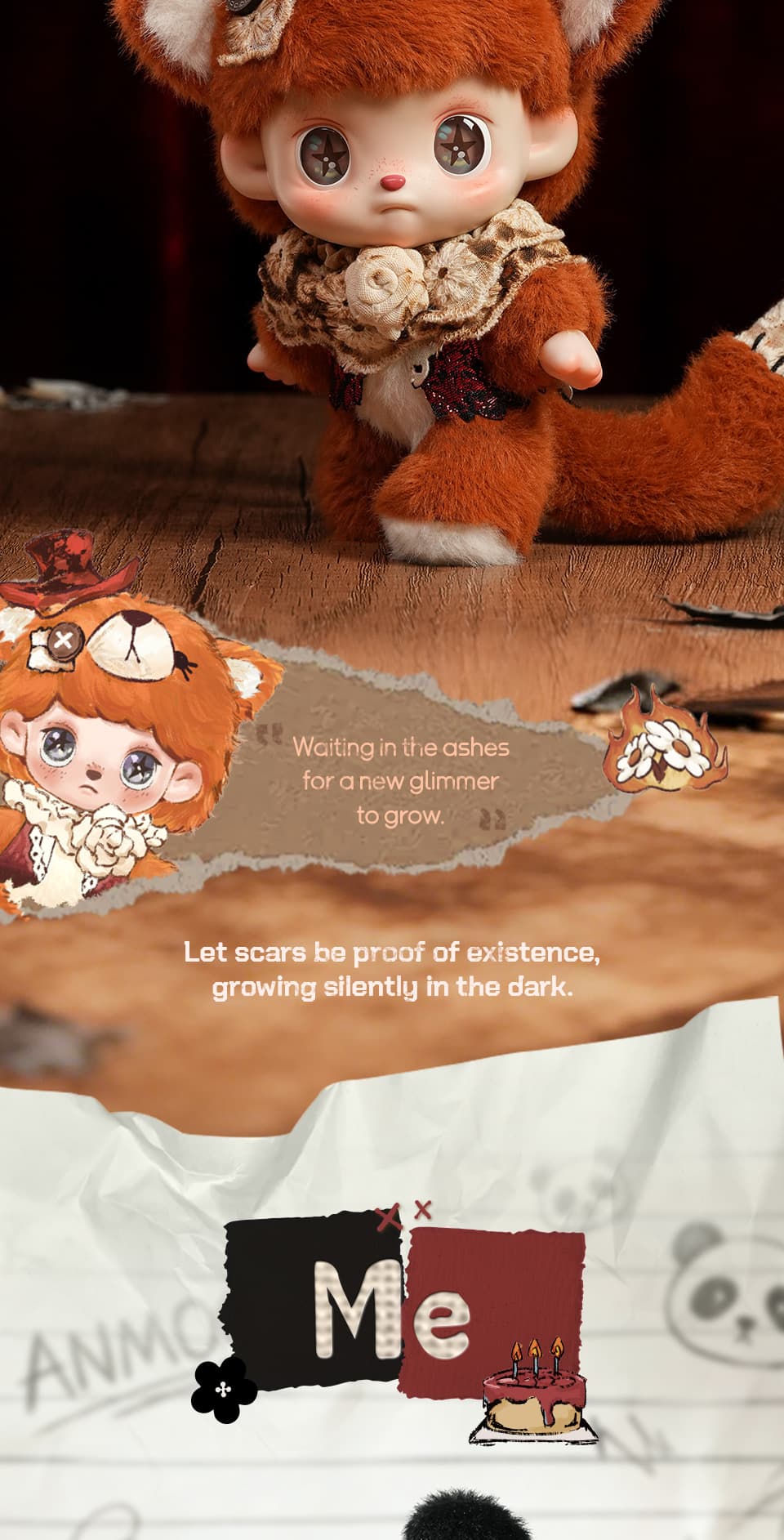 ANMOO The Lost Doll series Plush pendant 产品详情图 5 - TNT SPACE