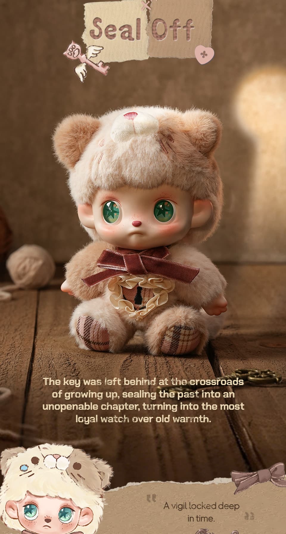 ANMOO The Lost Doll series Plush pendant 产品详情图 7 - TNT SPACE