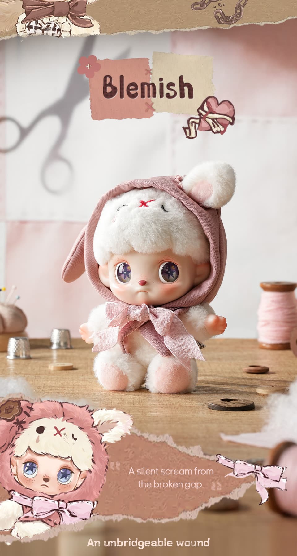 ANMOO The Lost Doll series Plush pendant 产品详情图 8 - TNT SPACE