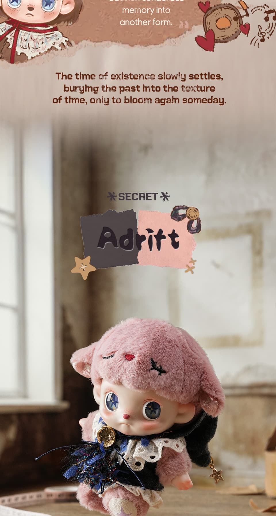 ANMOO The Lost Doll series Plush pendant 产品详情图 10 - TNT SPACE