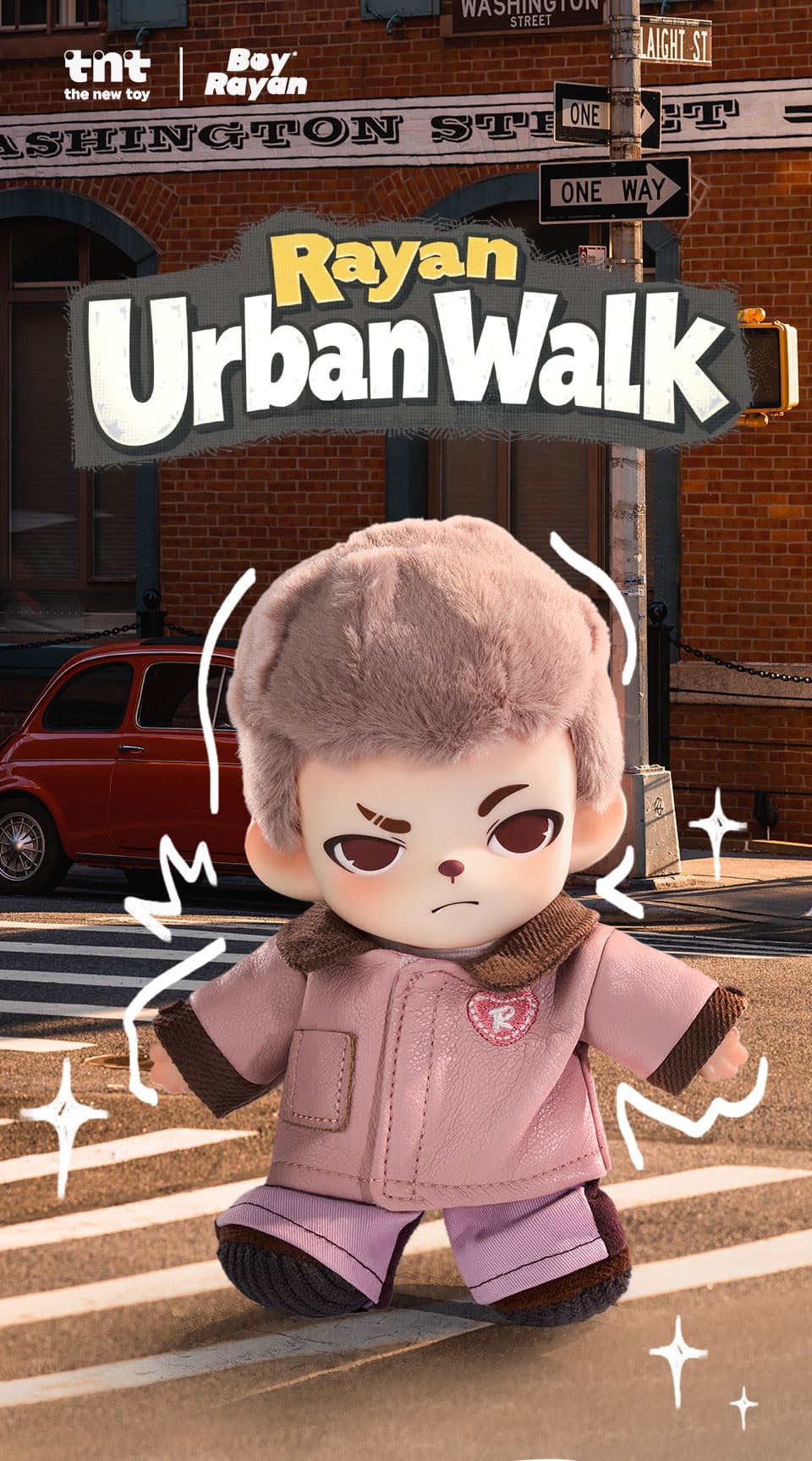 Rayan Urban Walk series Plush Pendant「Light Edition」 产品详情图 1 - TNT SPACE